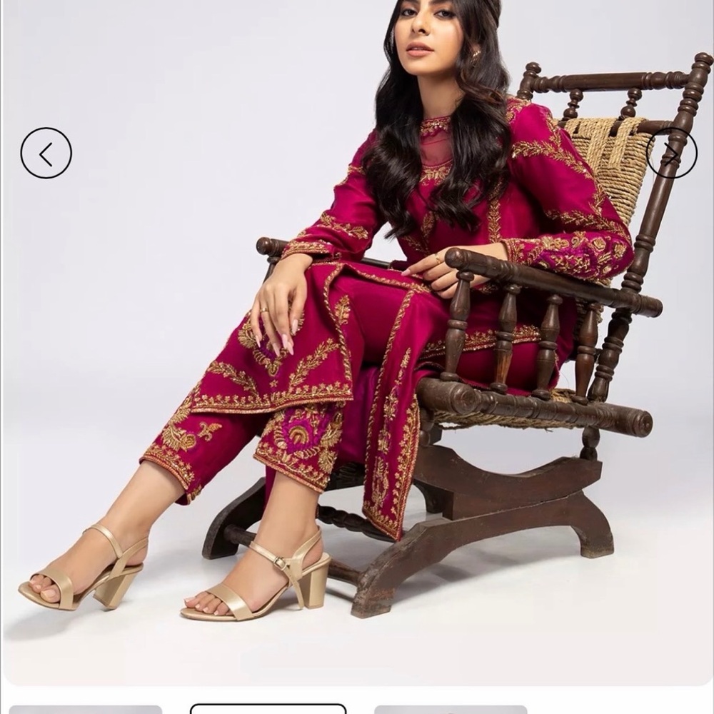 NWOT Karishma Talreja Flush Pakistani Formal